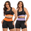 Kit 2 Conjuntos Academia Feminino Top Short Moda Fitness Suplex